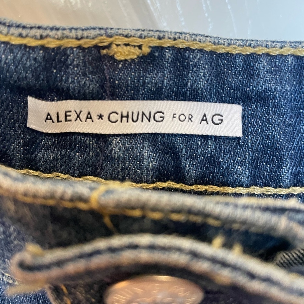 AG Jeans x Alexa Chung The Fifi Short Dark Wash Size 26 NWT - Picture 6 of 7